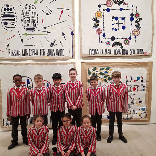 Year 4 visit the Saatchi Gallery